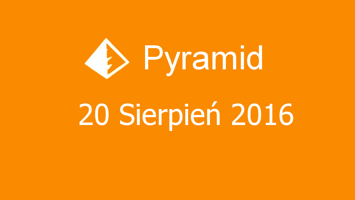 Microsoft solitaire collection - Pyramid - 20 Sierpień 2016