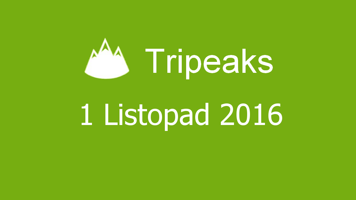 Microsoft solitaire collection - Tripeaks - 01 Listopad 2016