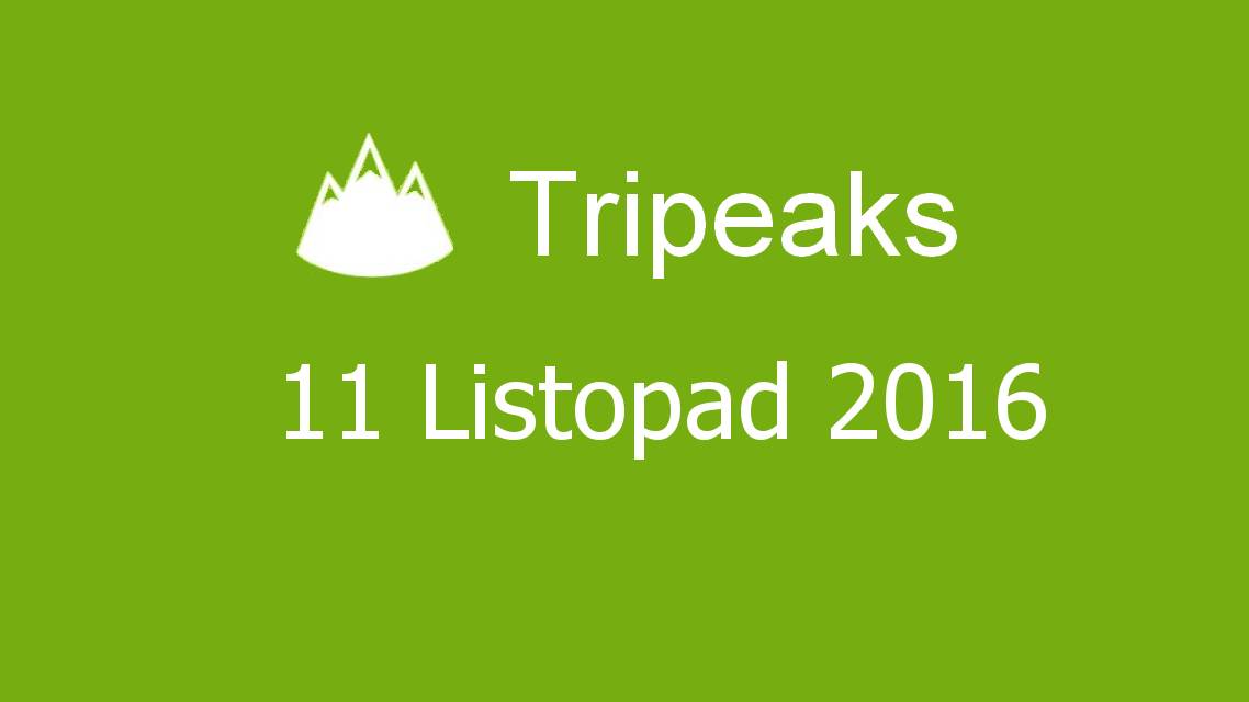 Microsoft solitaire collection - Tripeaks - 11 Listopad 2016