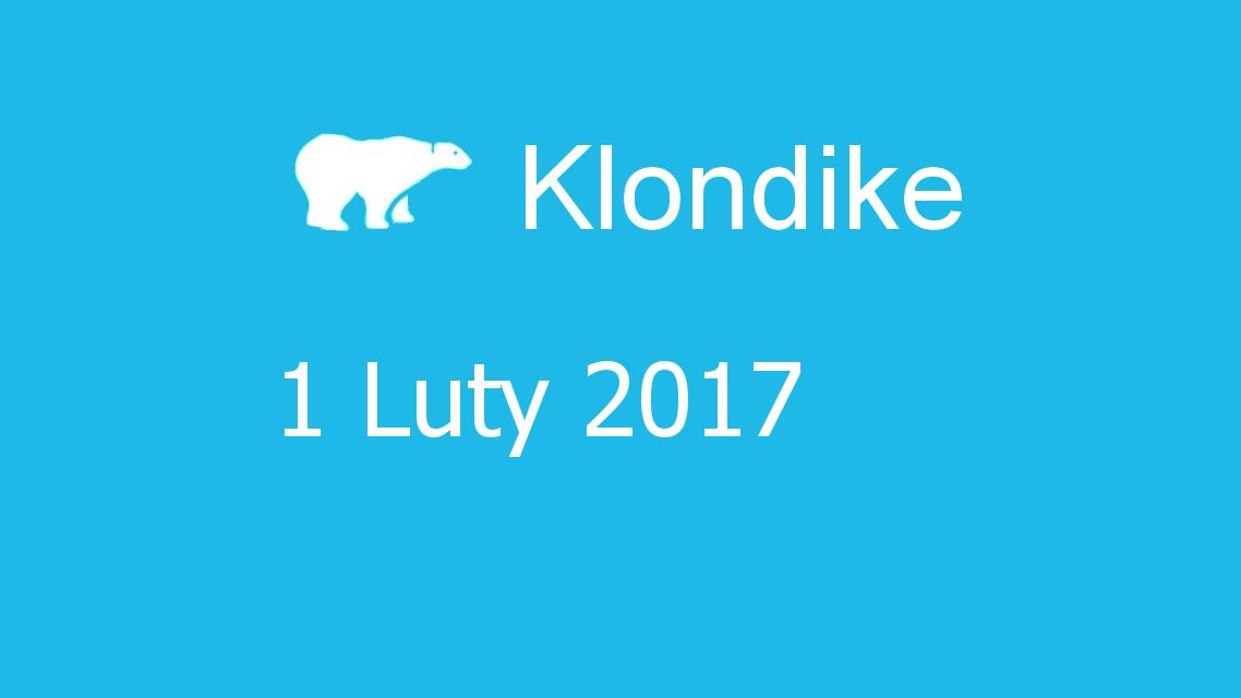 Microsoft solitaire collection - klondike - 01 Luty 2017