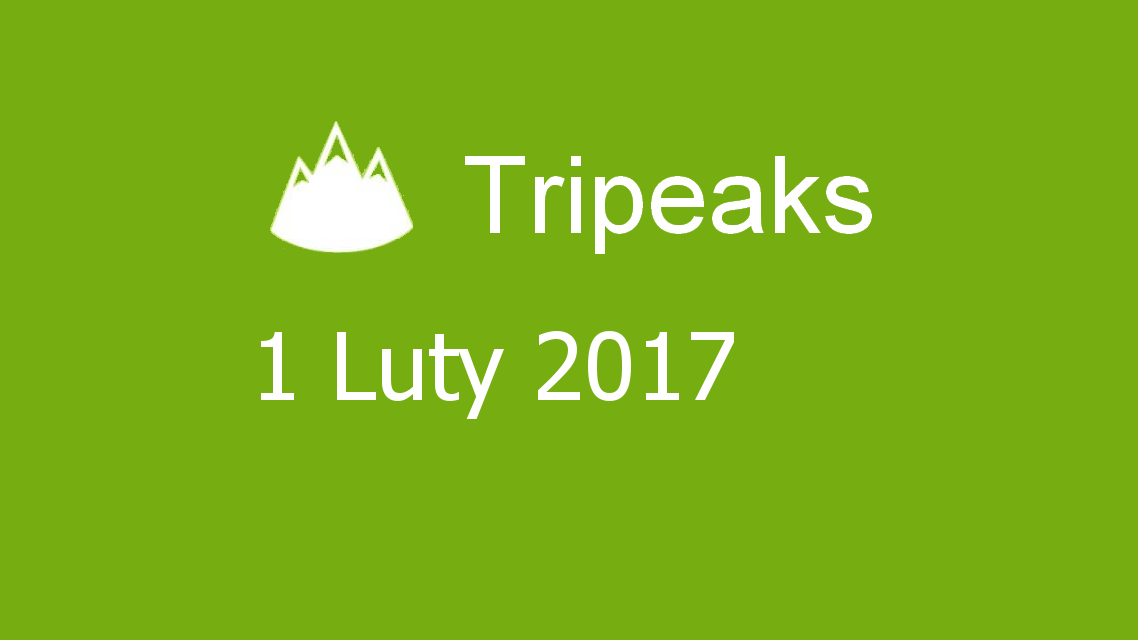 Microsoft solitaire collection - Tripeaks - 01 Luty 2017