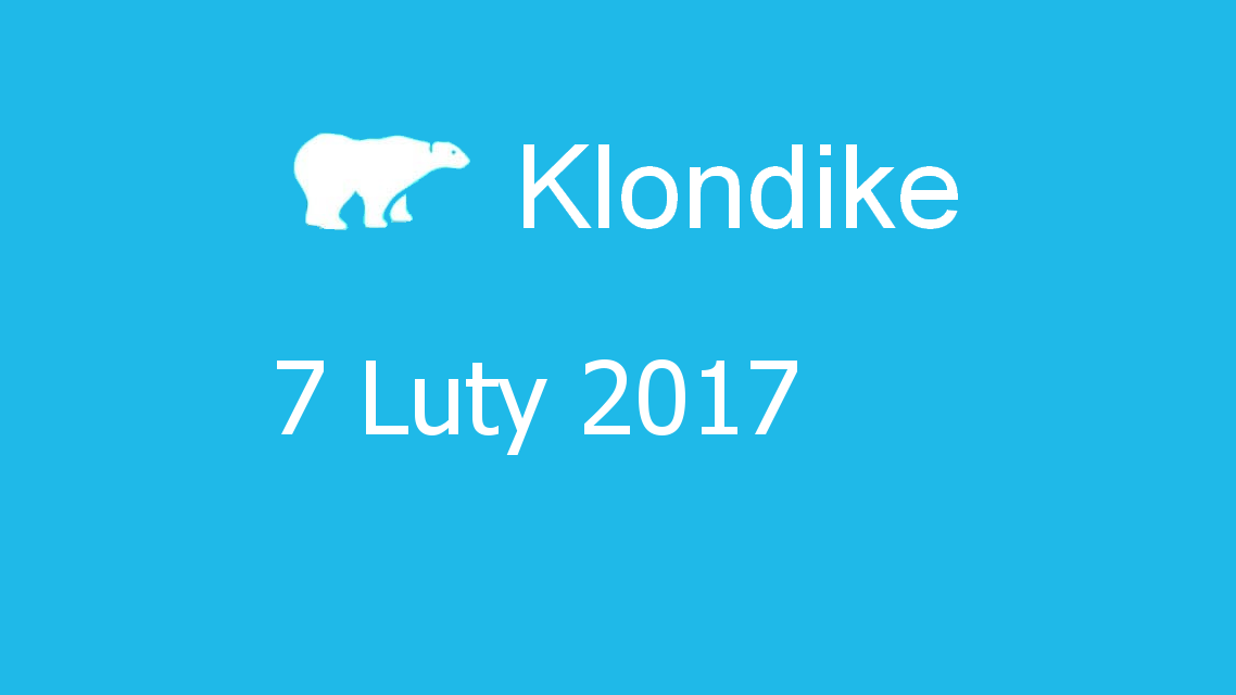Microsoft solitaire collection - klondike - 07 Luty 2017