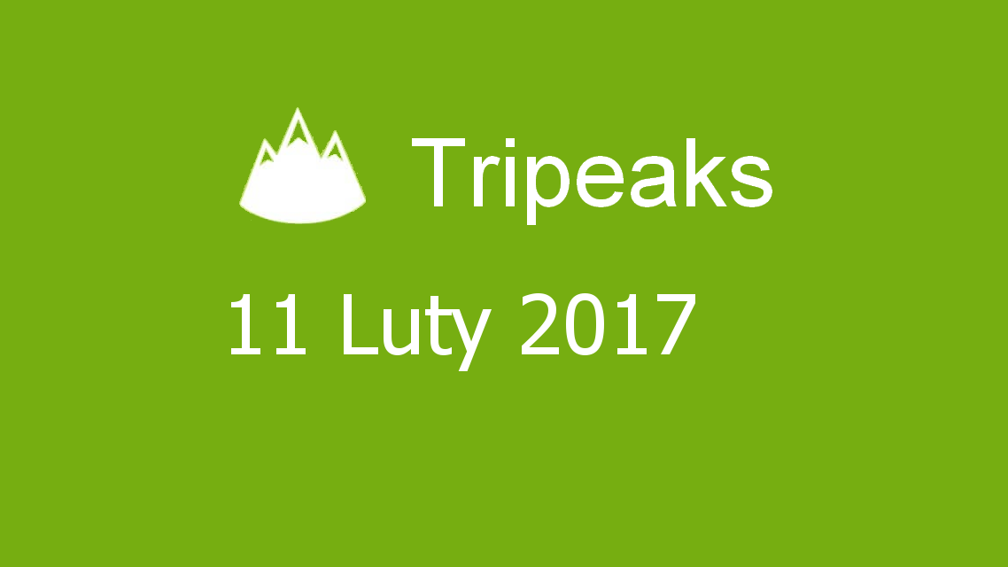 Microsoft solitaire collection - Tripeaks - 11 Luty 2017