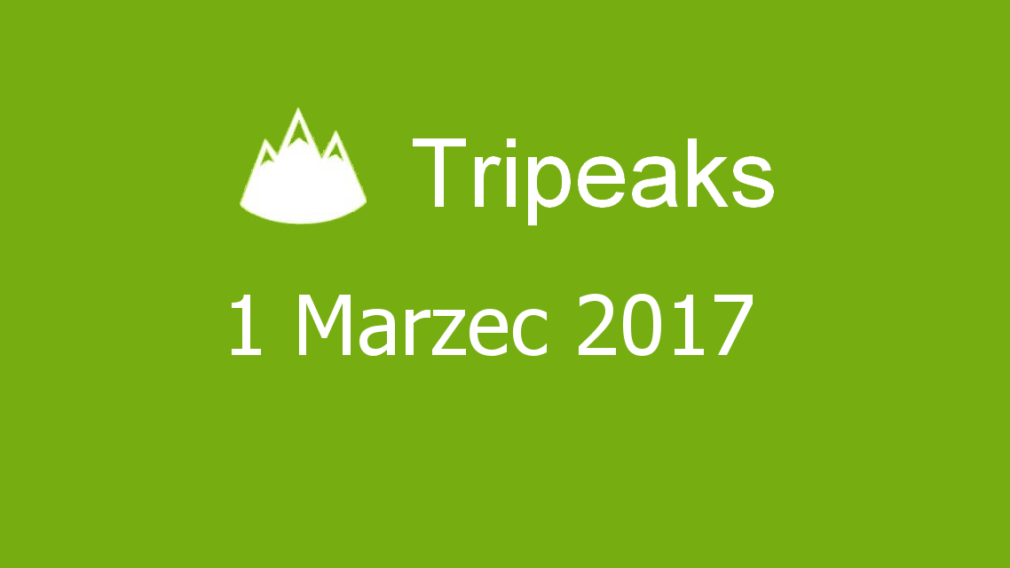 Microsoft solitaire collection - Tripeaks - 01 Marzec 2017