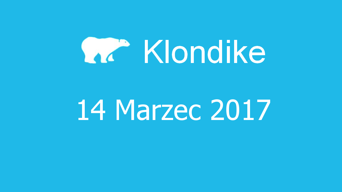 Microsoft solitaire collection - klondike - 14 Marzec 2017