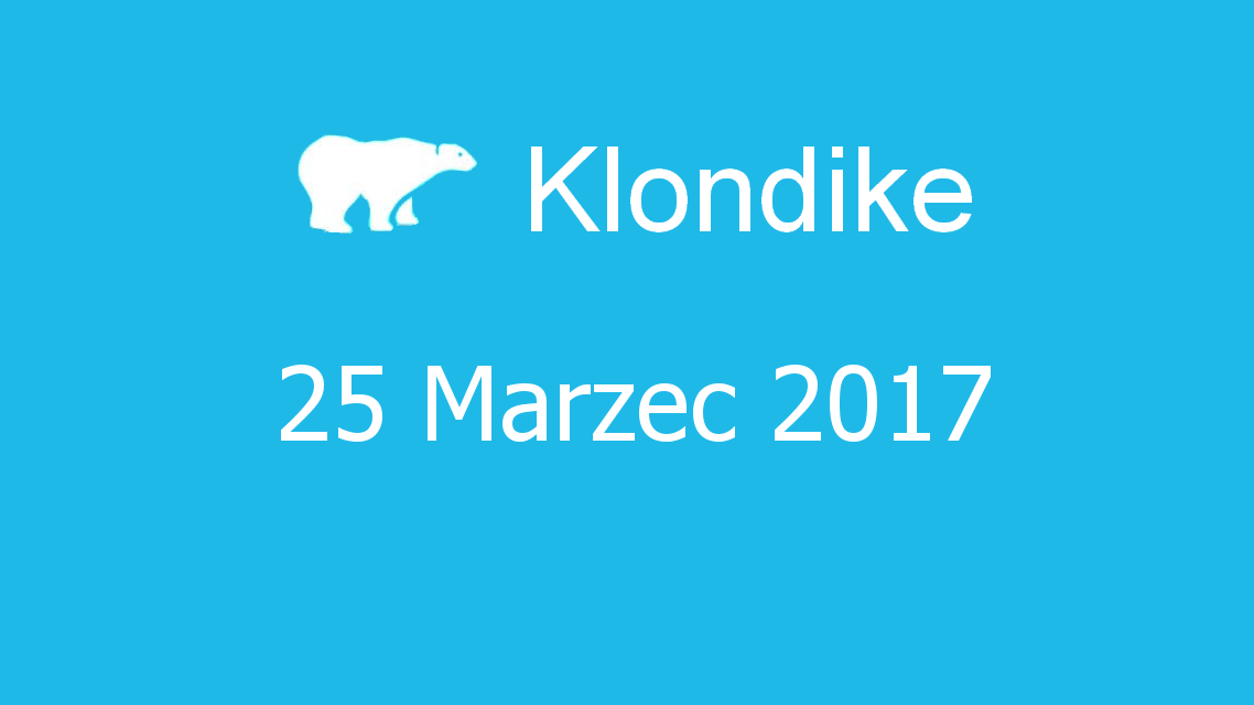 Microsoft solitaire collection - klondike - 25 Marzec 2017
