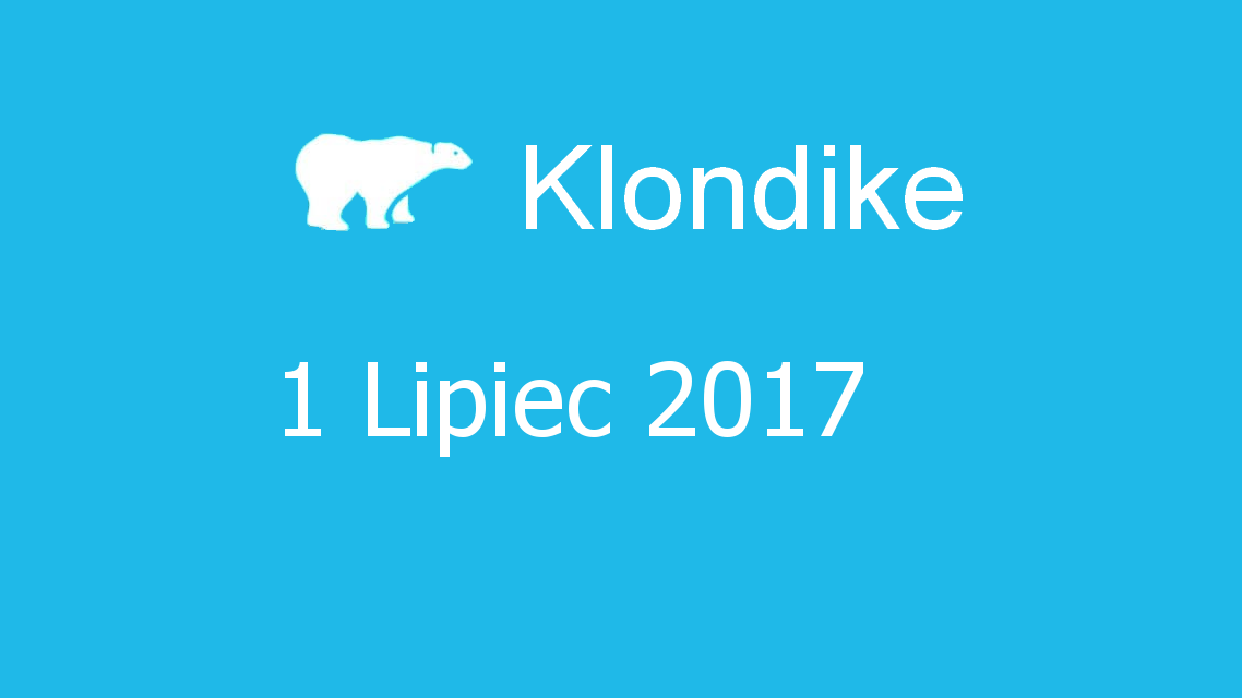 Microsoft solitaire collection - klondike - 01 Lipiec 2017