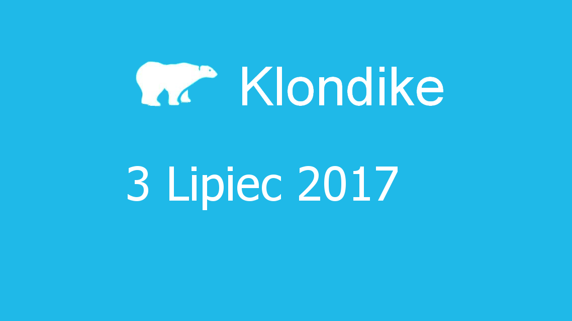 Microsoft solitaire collection - klondike - 03 Lipiec 2017