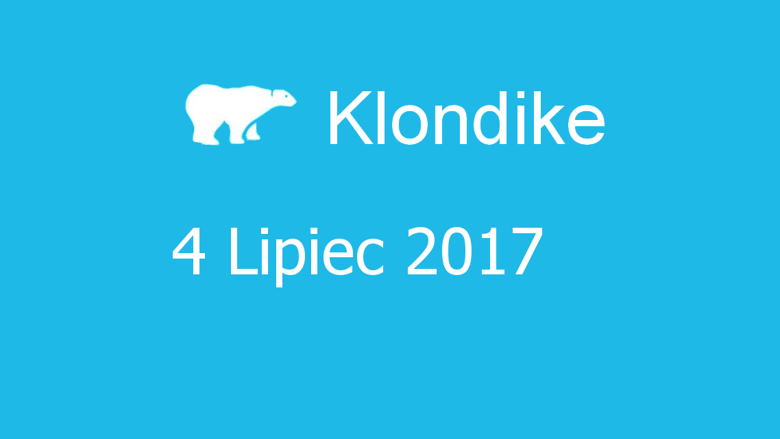 Microsoft solitaire collection - klondike - 04 Lipiec 2017