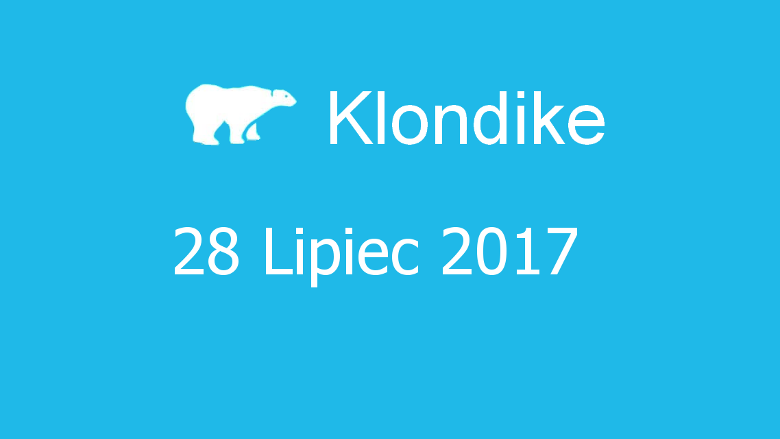 Microsoft solitaire collection - klondike - 28 Lipiec 2017