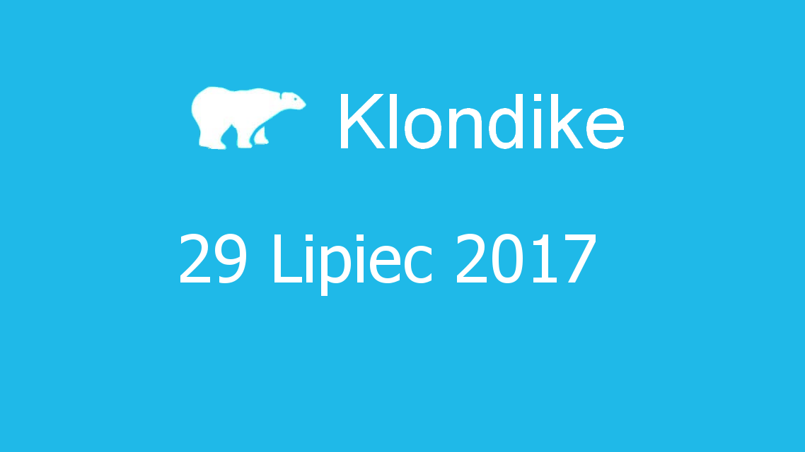 Microsoft solitaire collection - klondike - 29 Lipiec 2017