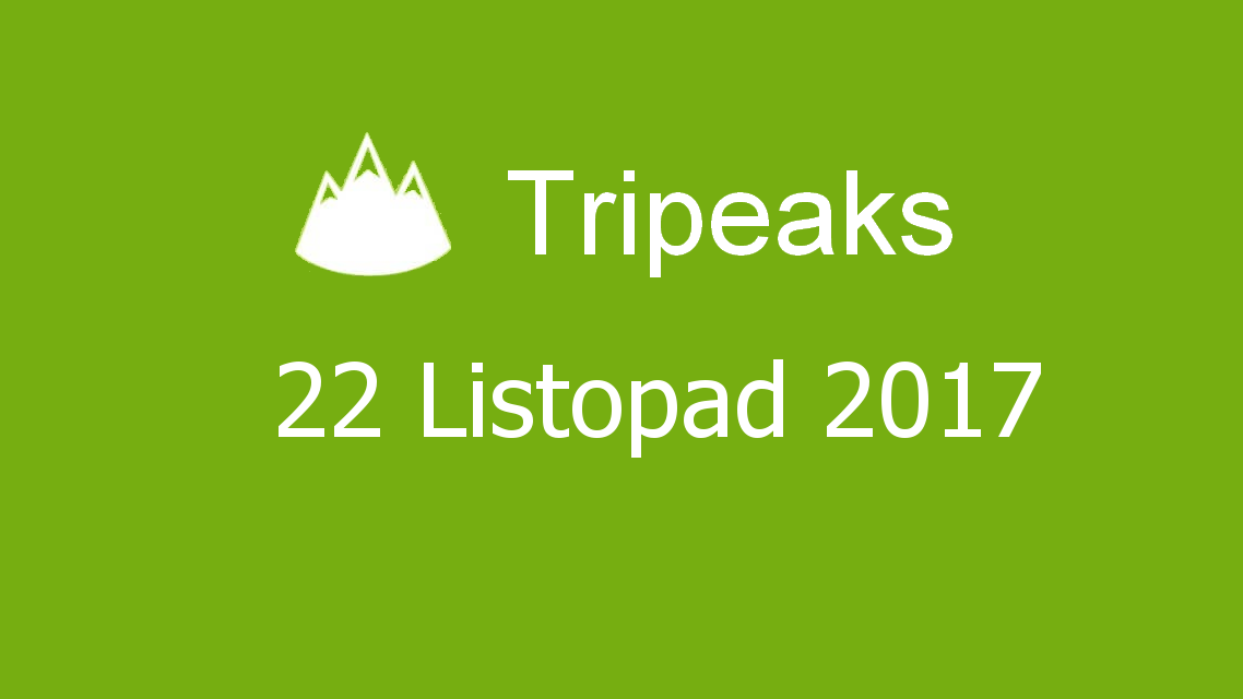 Microsoft solitaire collection - Tripeaks - 22 Listopad 2017