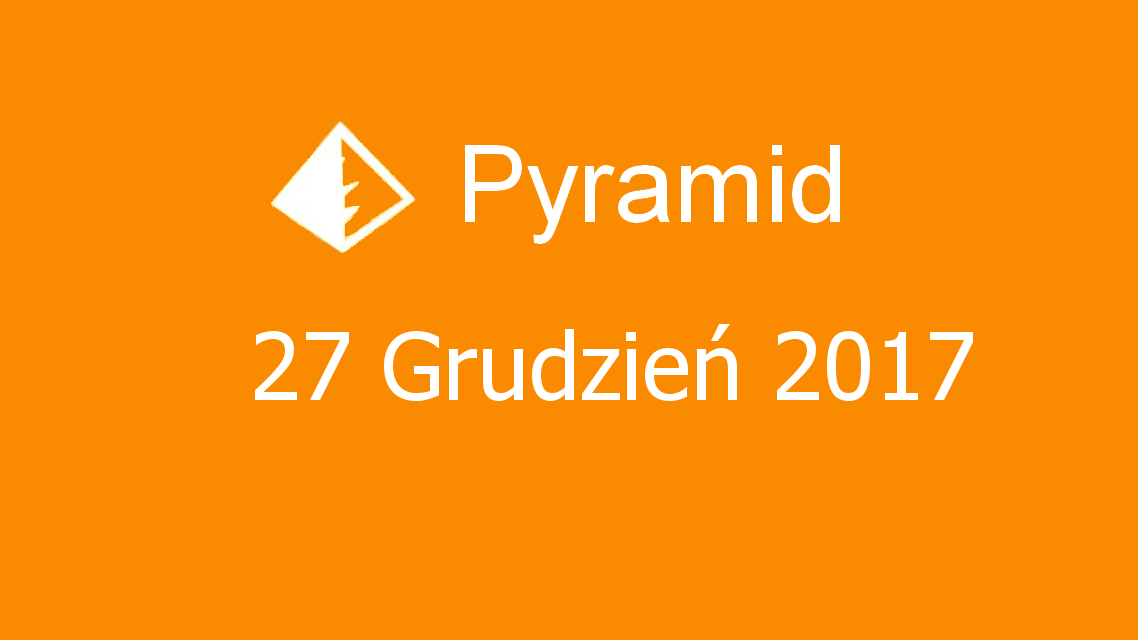 Microsoft solitaire collection - Pyramid - 27 Grudzień 2017