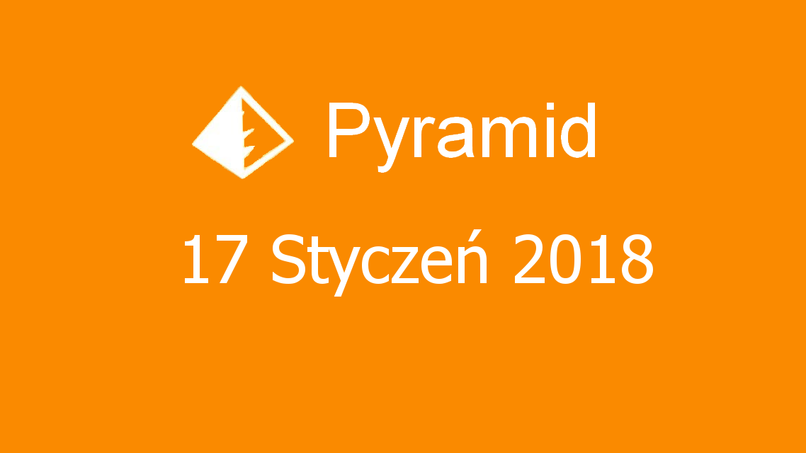 Microsoft solitaire collection - Pyramid - 17 Styczeń 2018