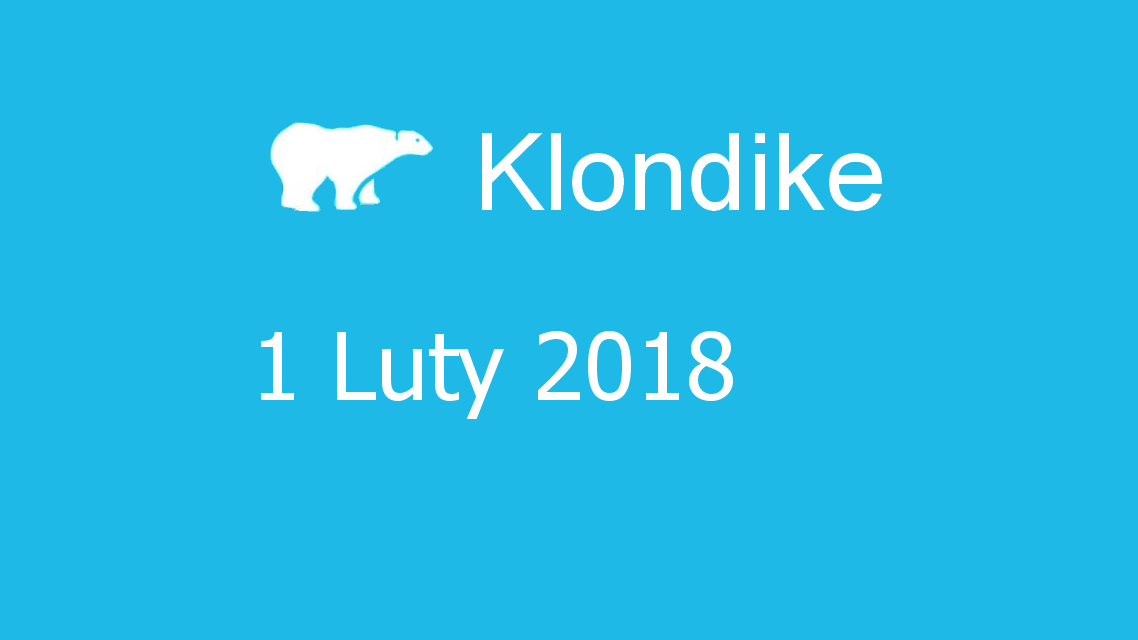 Microsoft solitaire collection - klondike - 01 Luty 2018