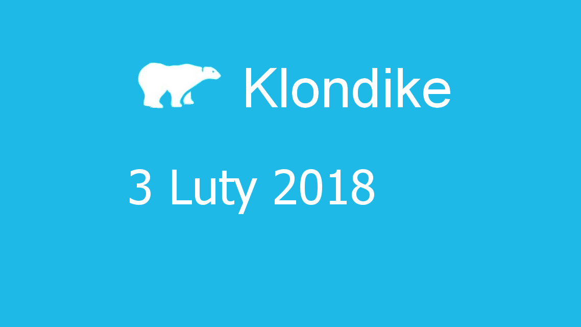 Microsoft solitaire collection - klondike - 03 Luty 2018