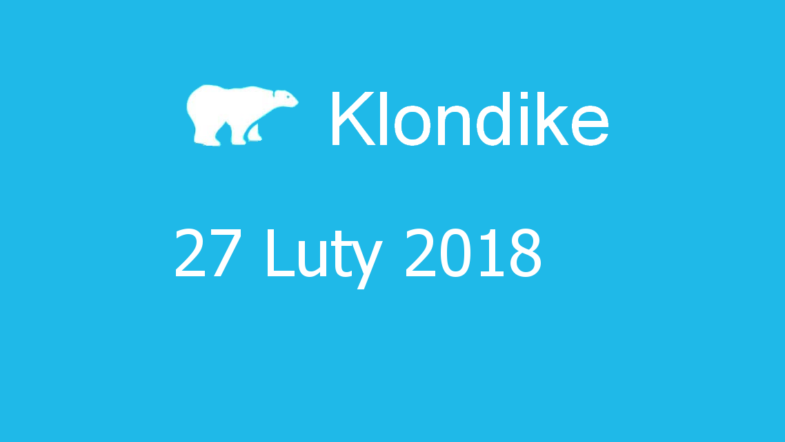 Microsoft solitaire collection - klondike - 27 Luty 2018