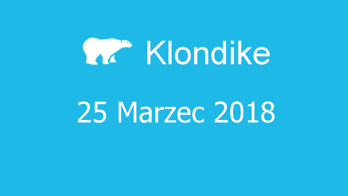 Microsoft solitaire collection - klondike - 25 Marzec 2018