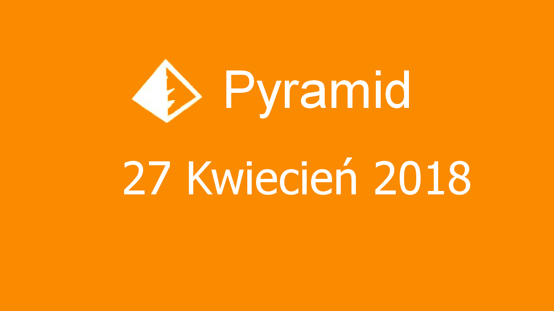 Microsoft solitaire collection - Pyramid - 27 Kwiecień 2018