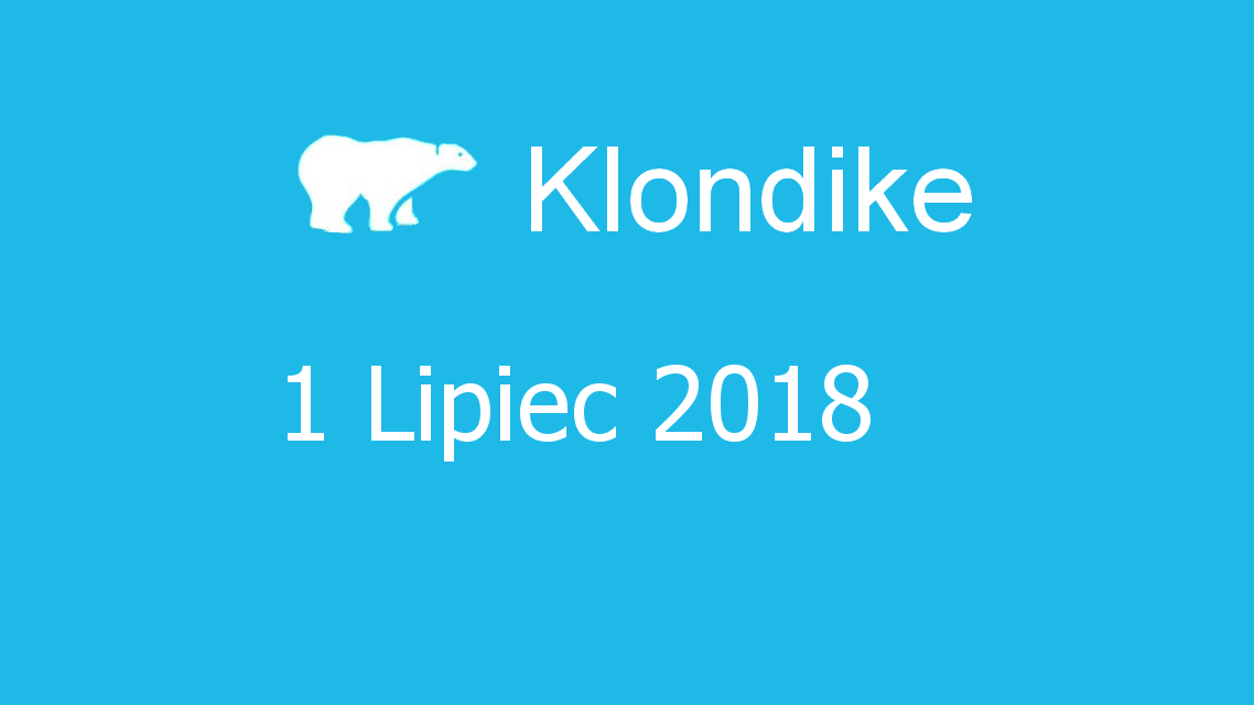 Microsoft solitaire collection - klondike - 01 Lipiec 2018