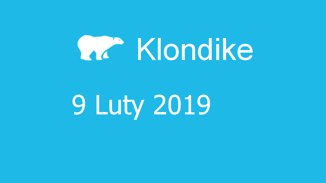 Microsoft solitaire collection - klondike - 09 Luty 2019