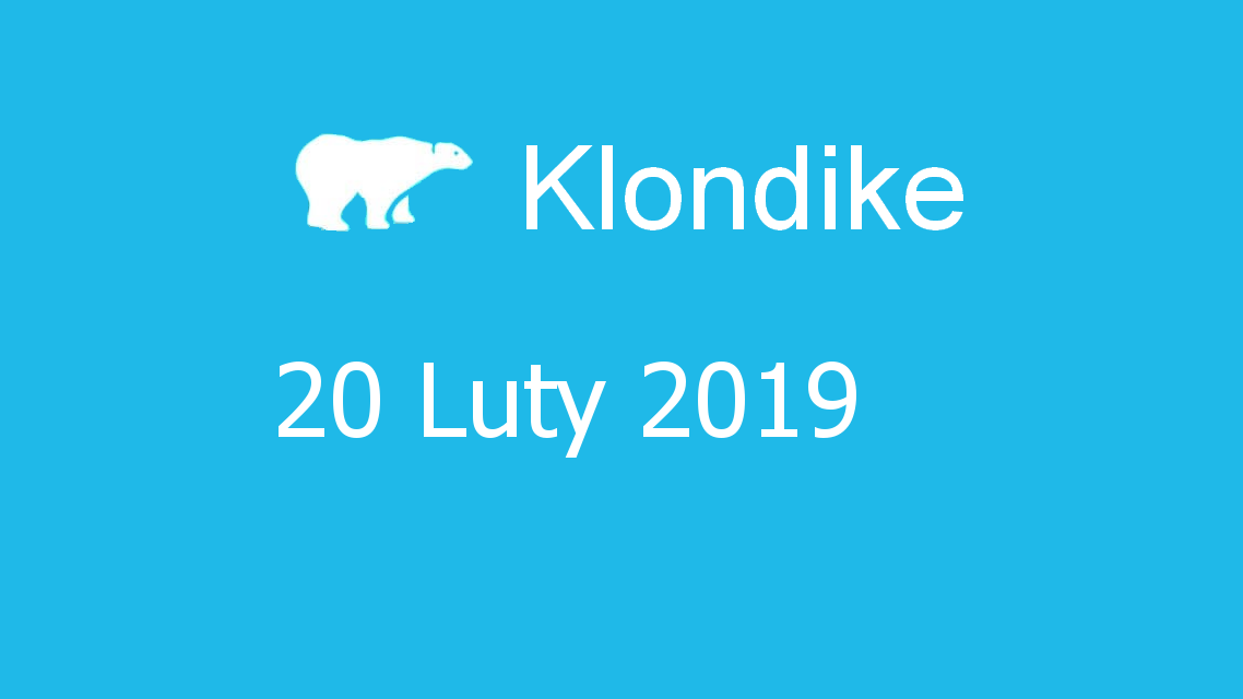 Microsoft solitaire collection - klondike - 20 Luty 2019