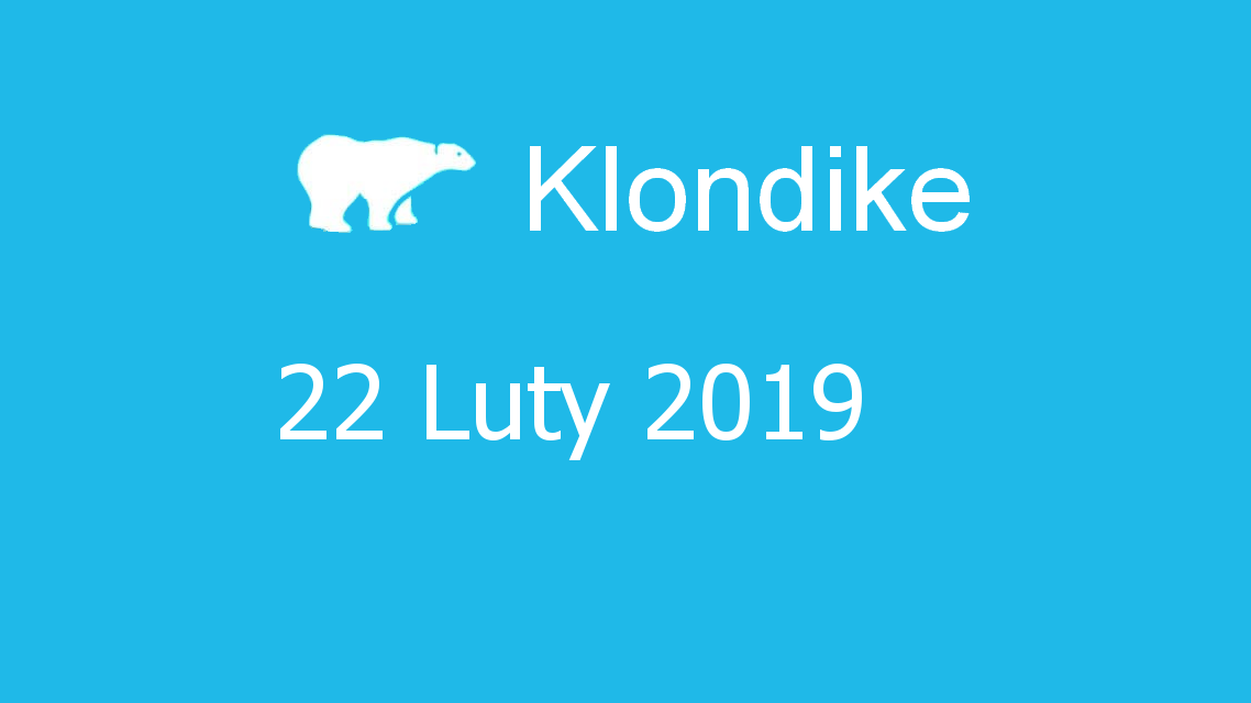 Microsoft solitaire collection - klondike - 22 Luty 2019