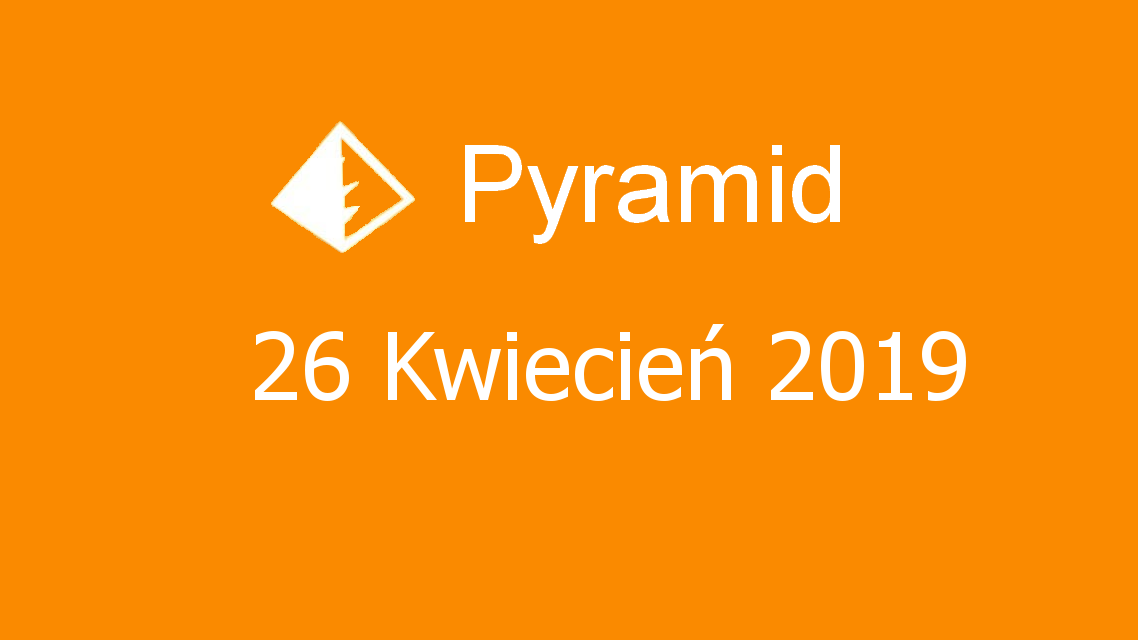 Microsoft solitaire collection - Pyramid - 26 Kwiecień 2019