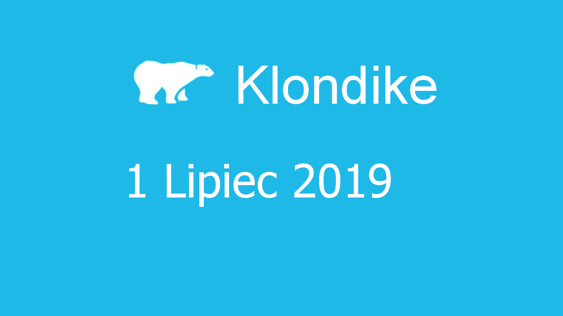 Microsoft solitaire collection - klondike - 01 Lipiec 2019