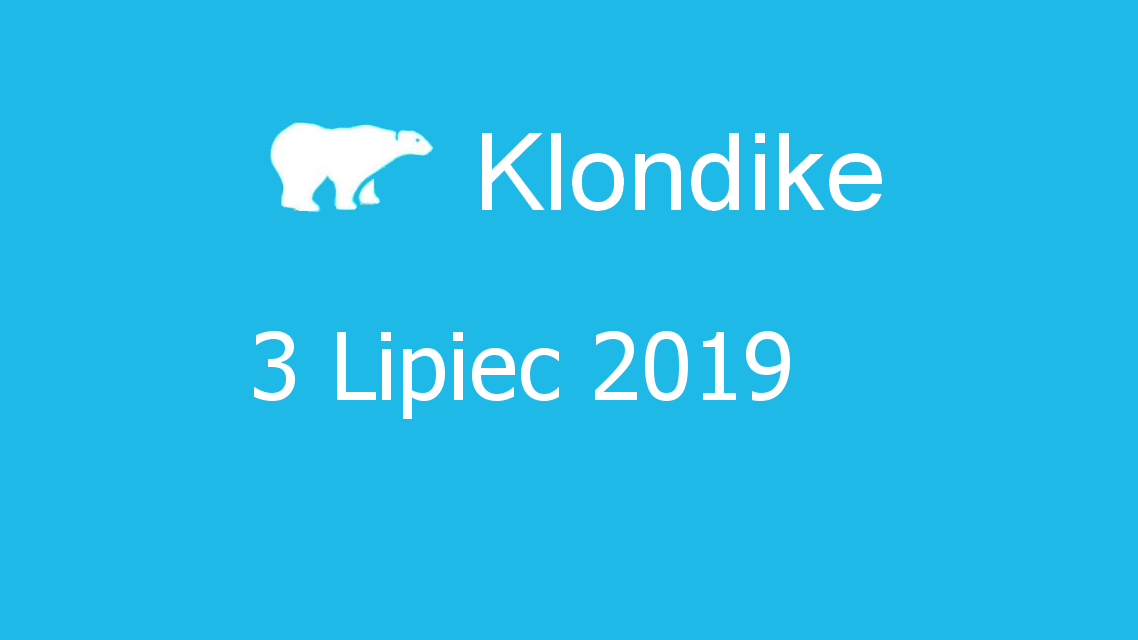 Microsoft solitaire collection - klondike - 03 Lipiec 2019