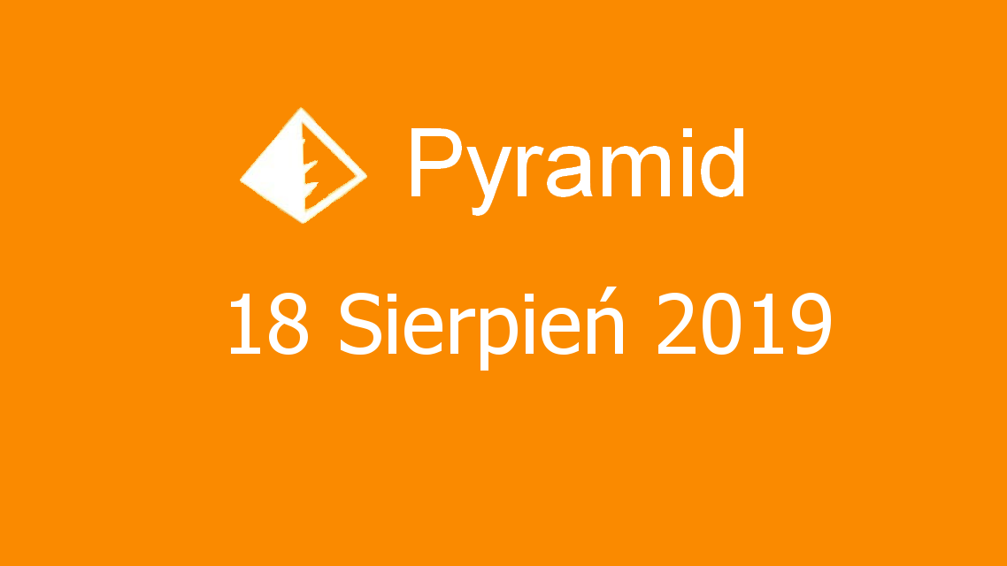 Microsoft solitaire collection - Pyramid - 18 Sierpień 2019