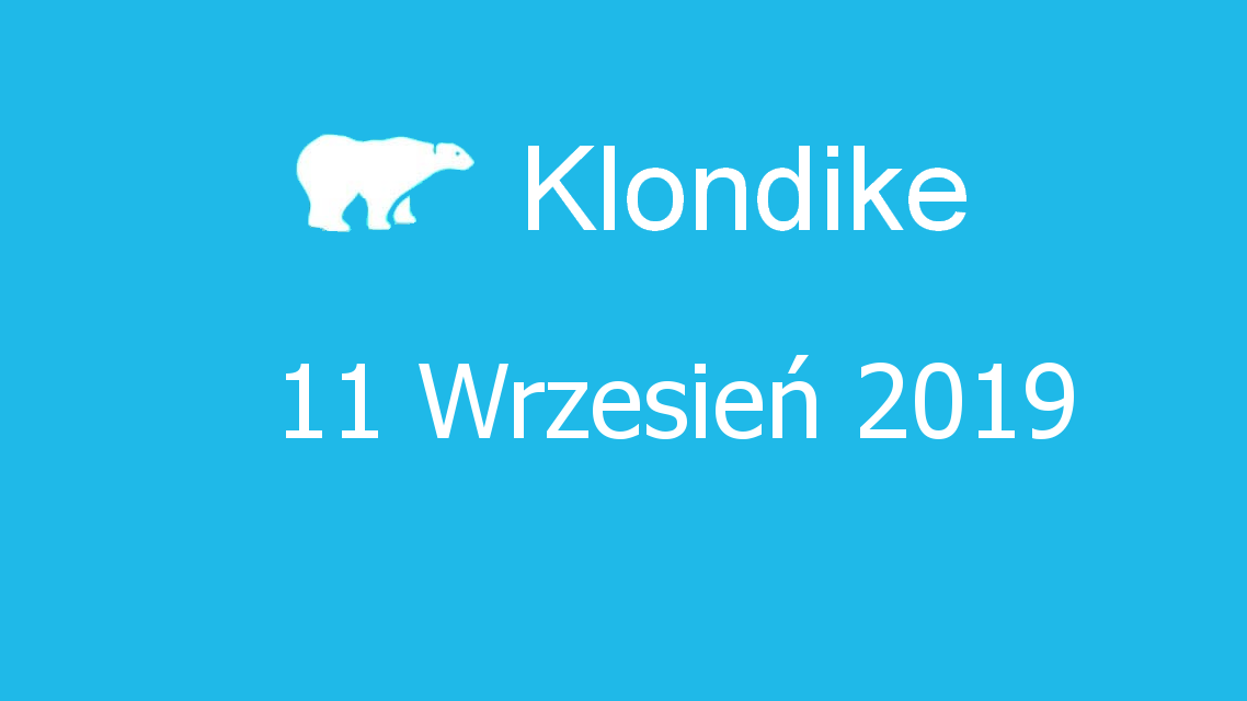 Microsoft solitaire collection - klondike - 11 Wrzesień 2019
