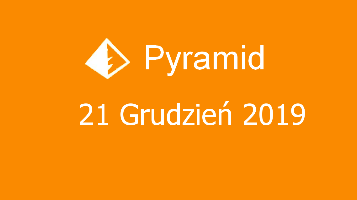 Microsoft solitaire collection - Pyramid - 21 Grudzień 2019