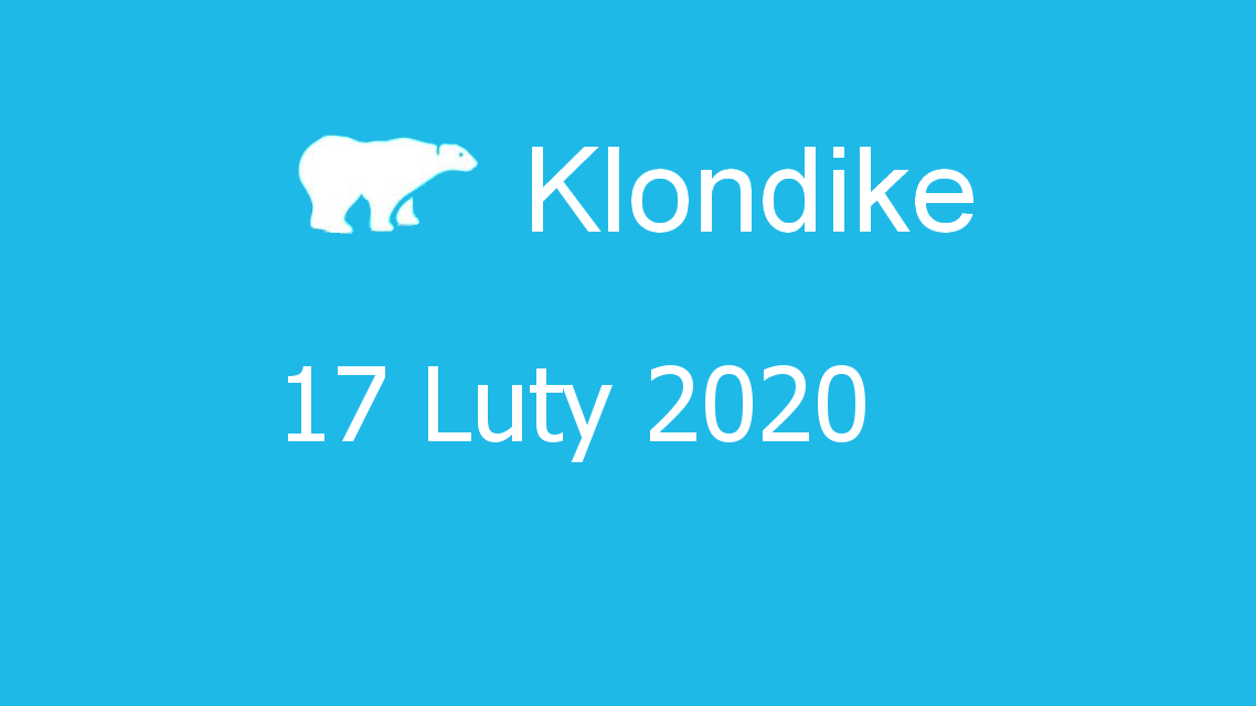 Microsoft solitaire collection - klondike - 17 Luty 2020