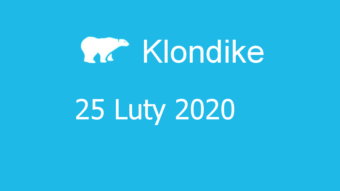 Microsoft solitaire collection - klondike - 25 Luty 2020