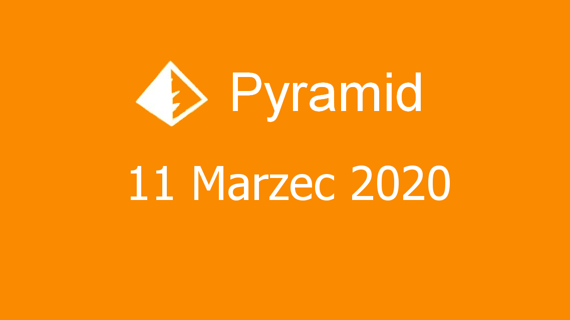 Microsoft solitaire collection - Pyramid - 11 Marzec 2020
