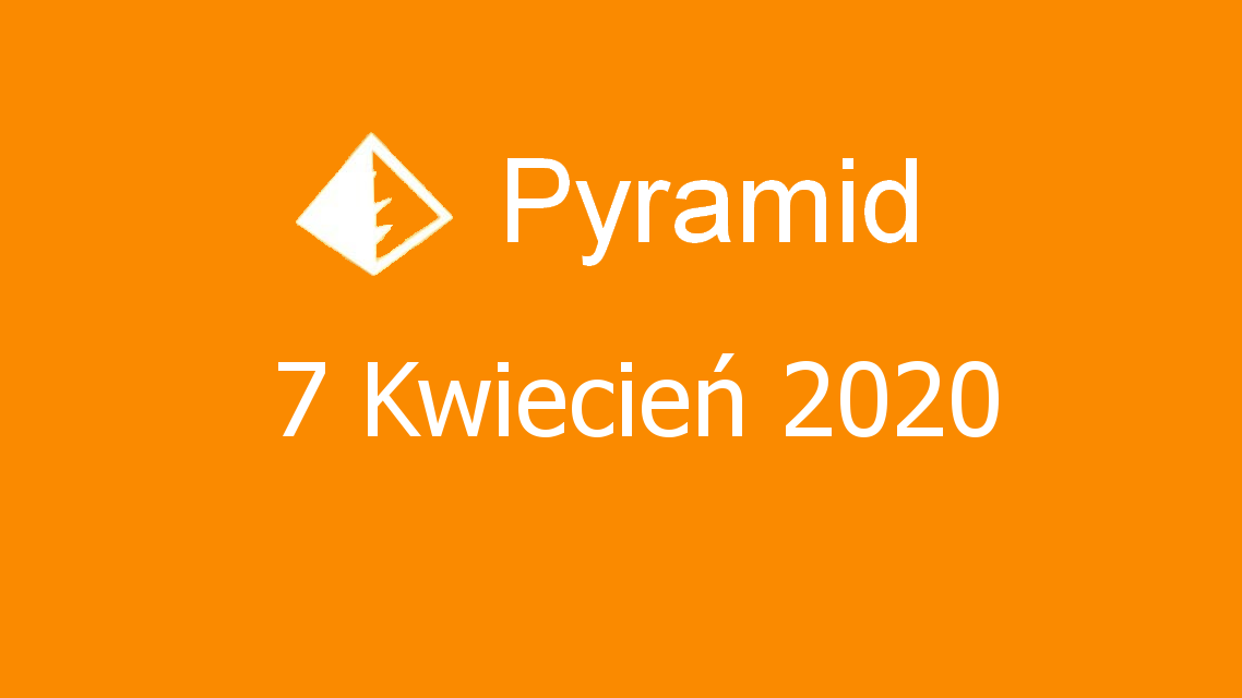 Microsoft solitaire collection - Pyramid - 07 Kwiecień 2020