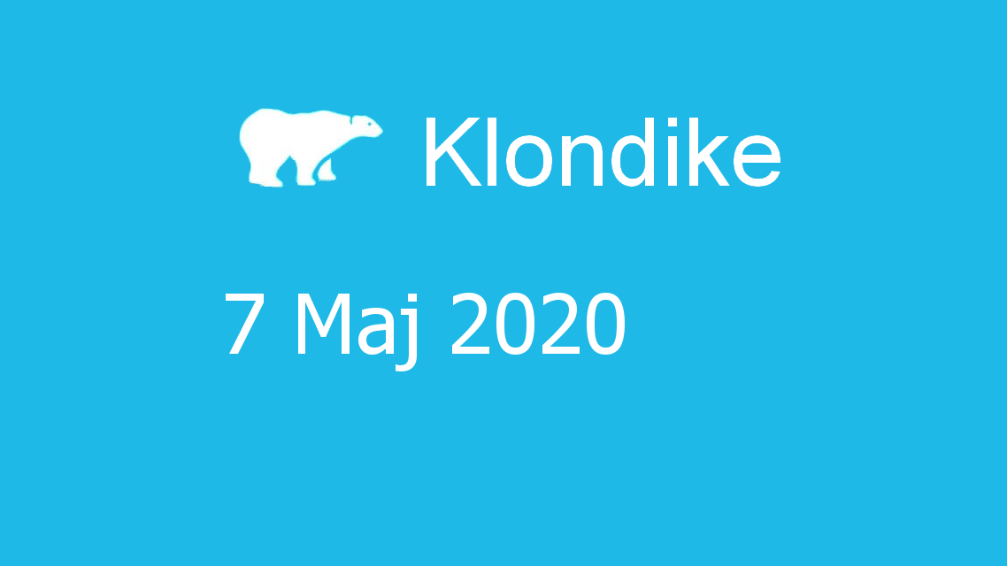 Microsoft solitaire collection - klondike - 07 Maj 2020
