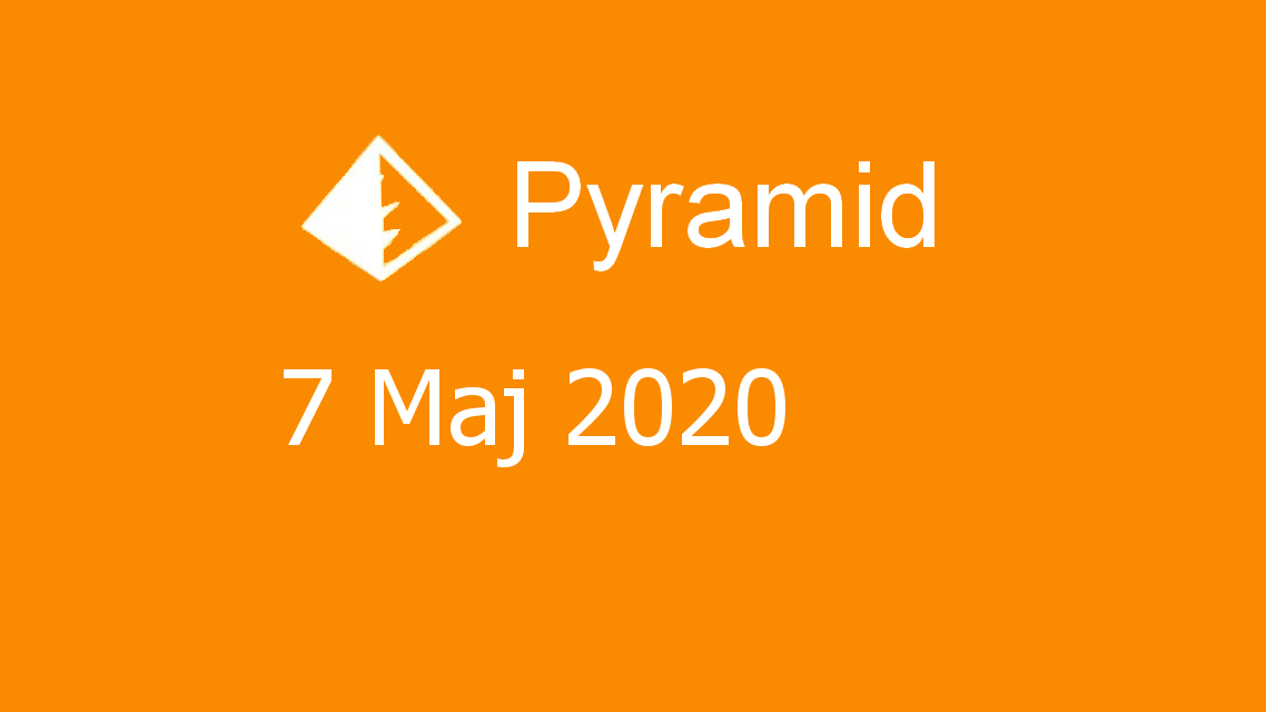 Microsoft solitaire collection - Pyramid - 07 Maj 2020