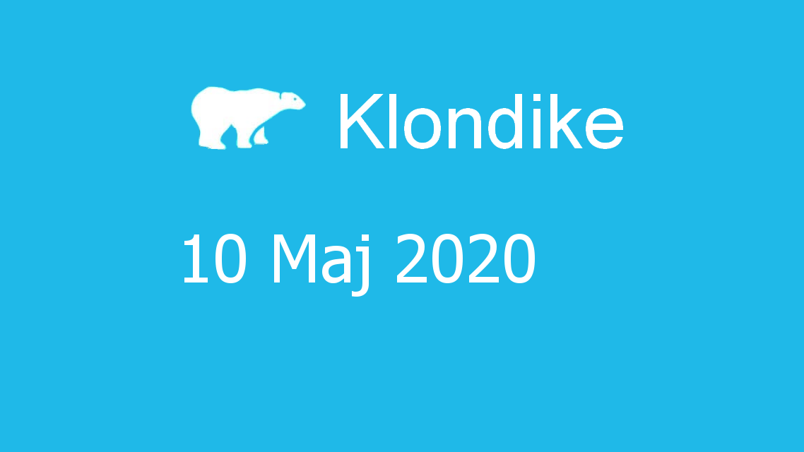 Microsoft solitaire collection - klondike - 10 Maj 2020