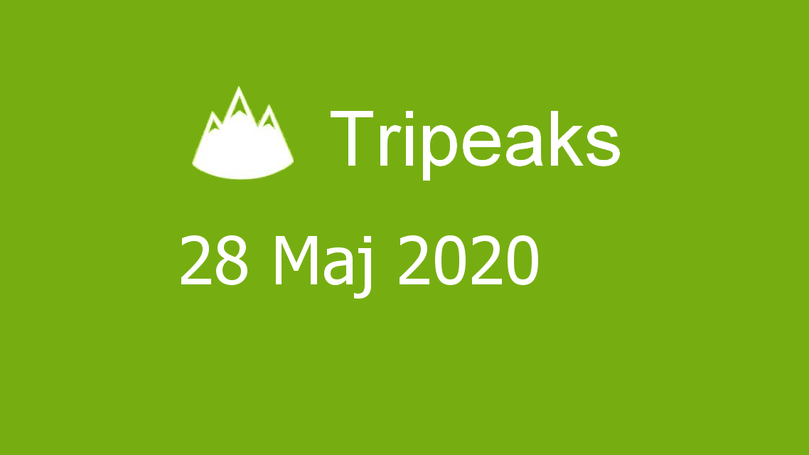 Microsoft solitaire collection - Tripeaks - 28 Maj 2020