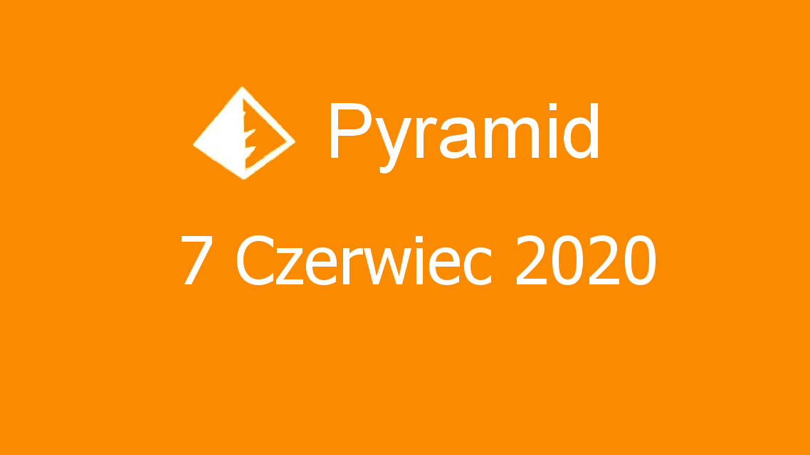 Microsoft solitaire collection - Pyramid - 07 Czerwiec 2020