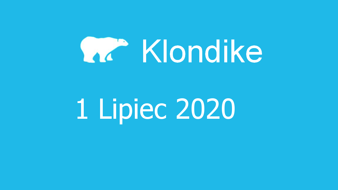Microsoft solitaire collection - klondike - 01 Lipiec 2020