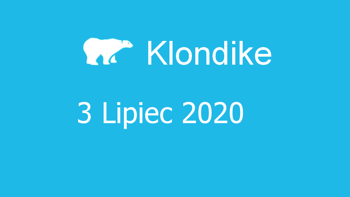 Microsoft solitaire collection - klondike - 03 Lipiec 2020