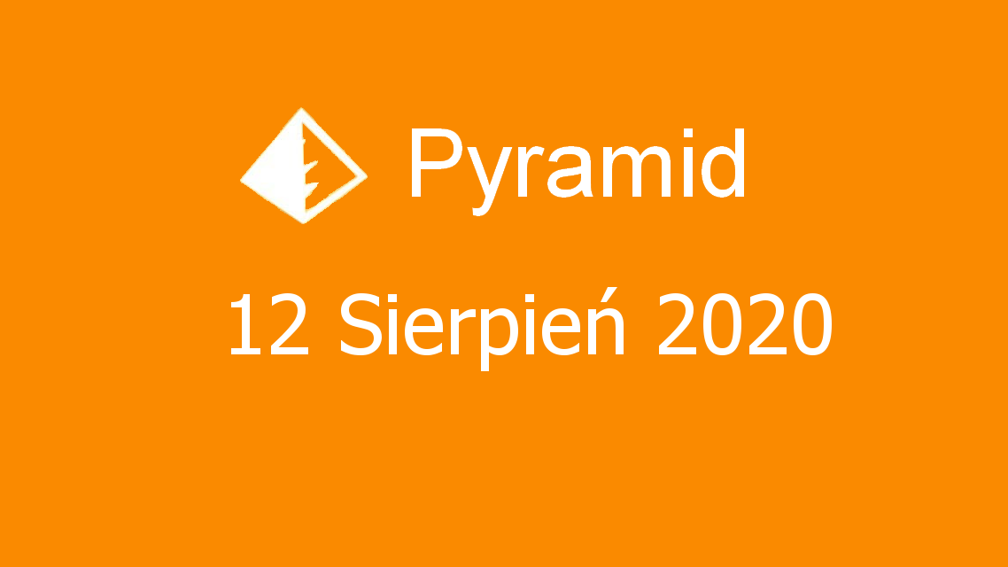 Microsoft solitaire collection - Pyramid - 12 Sierpień 2020