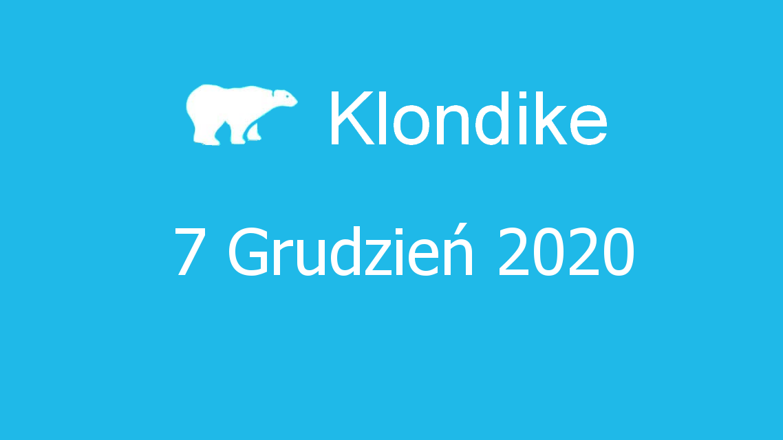 Microsoft solitaire collection - klondike - 07 Grudzień 2020