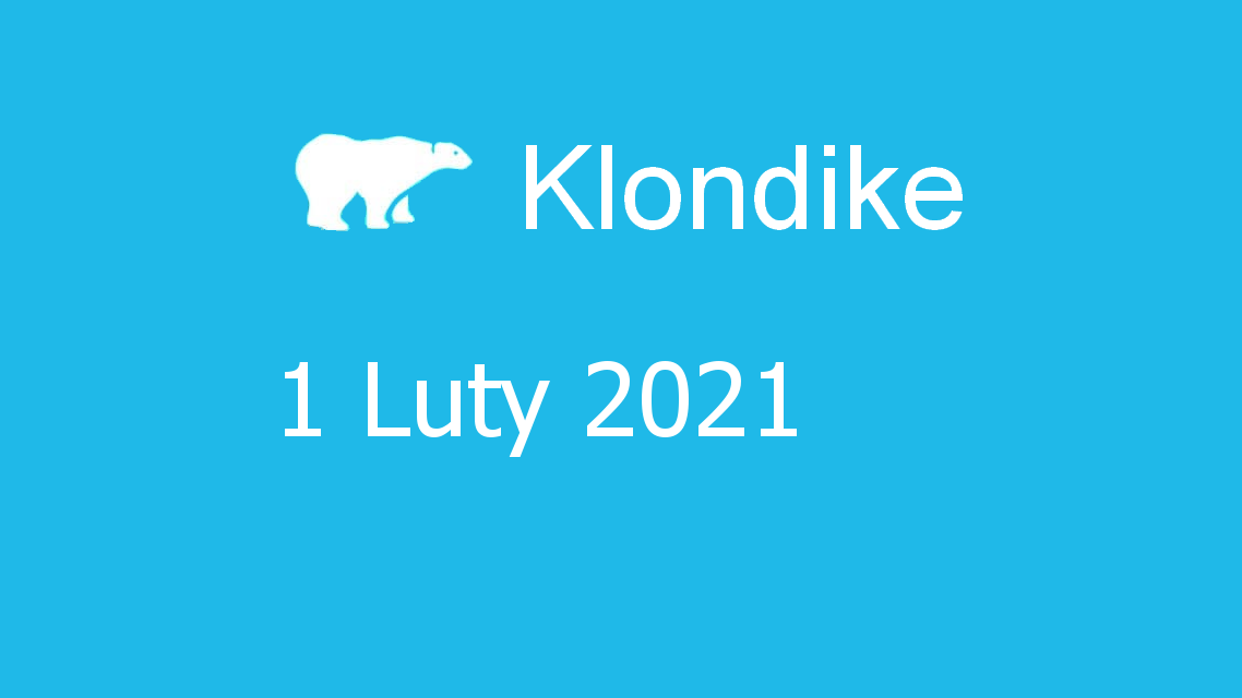 Microsoft solitaire collection - klondike - 01 luty 2021