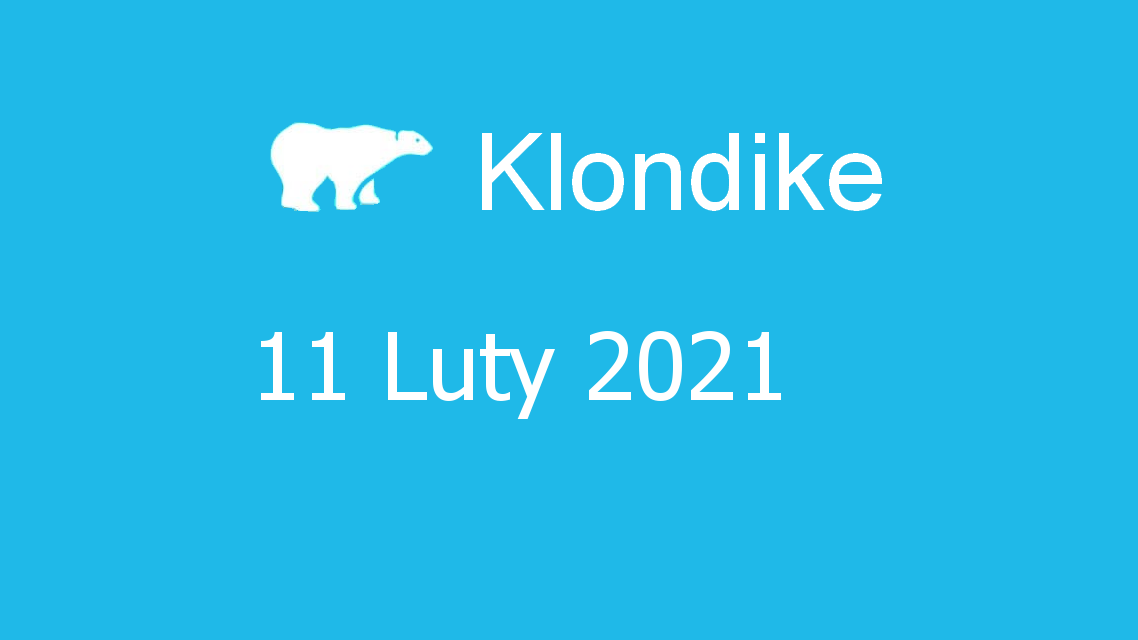 Microsoft solitaire collection - klondike - 11 luty 2021