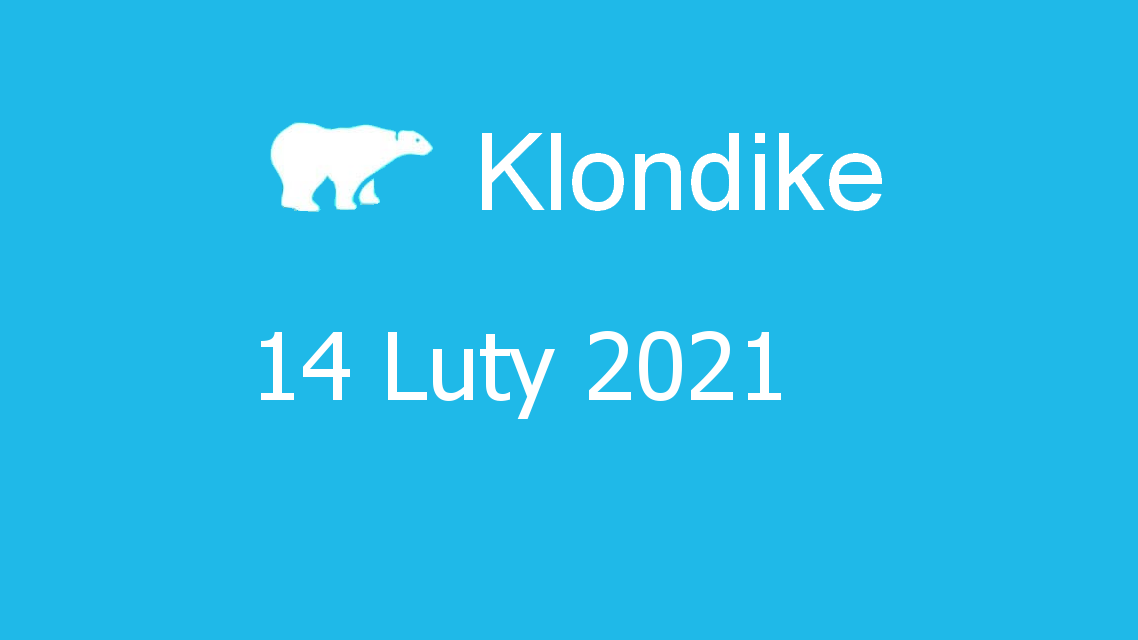Microsoft solitaire collection - klondike - 14 luty 2021