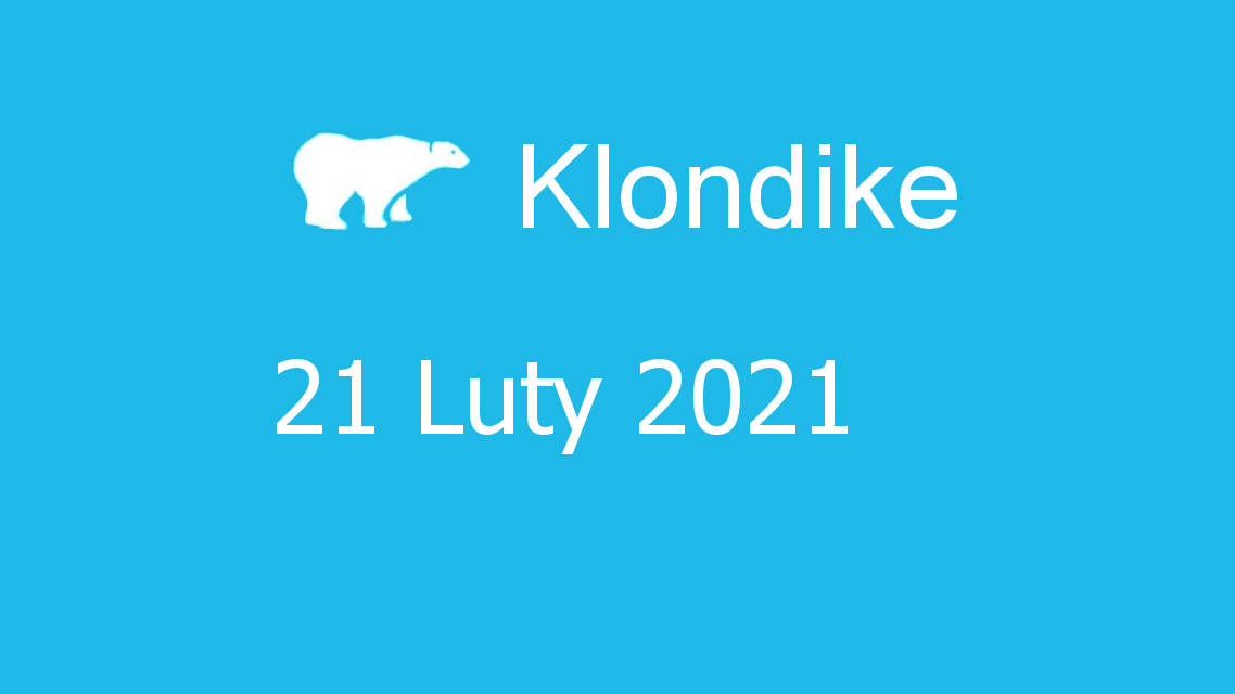 Microsoft solitaire collection - klondike - 21 luty 2021
